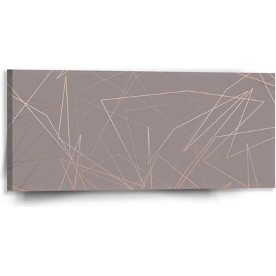 Sablio Obraz Trojuholníková abstrakcia - 110x50 cm