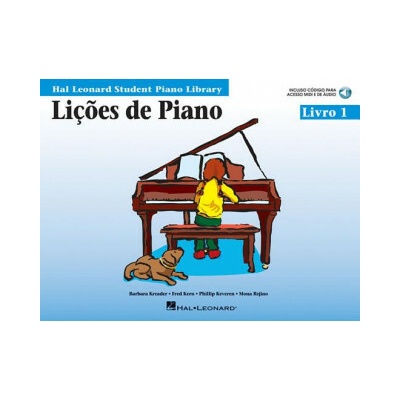 Piano Lessons, Book 1 - Portuguese Edition: Hal Leonard Student Piano Library