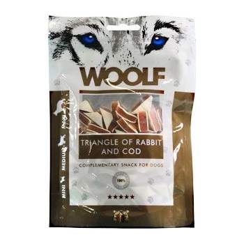 Woolf pochoutka Rabbit and Cod Triangle 100 g