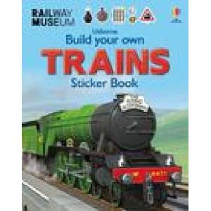 Build Your Own Trains Sticker Book (ISBN: 9781805070047)