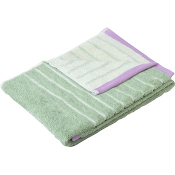 Hübsch Кърпа Hübsch 70 x 140 см зелено-розова (61412)