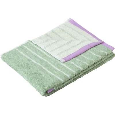 Hübsch Кърпа Hübsch 70 x 140 см зелено-розова (61412)