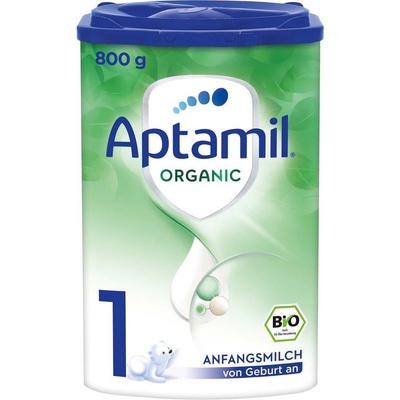 Aptamil Мляко за кърмачета Aptamil - Organic 1, 0-6 месеца, опаковка 800 g (4NCMIMLAP00O10800D)