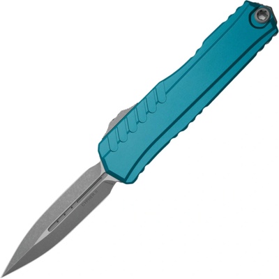 ! Microtech CYPHER II D/E APOCALYPTIC STANDARD BLUE 1242-10APBL