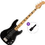 Squier Classic Vibe 70s Precision Bass MN Basic SET Black Електрическа бас китара