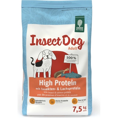 Green Petfood InsectDog High Protein Insect & Salmon 7,5 kg