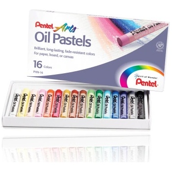 Pentel Olejové pastely 16 barev