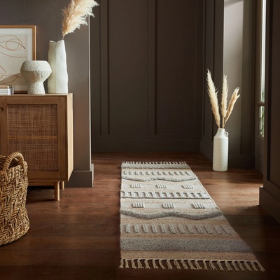 Flair Rugs Jubilant Medina Jute Natural/Grey Šedá