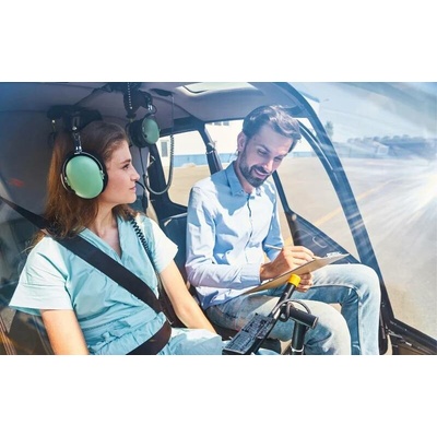 Privátní let pilotem vrtulníku na zkoušku