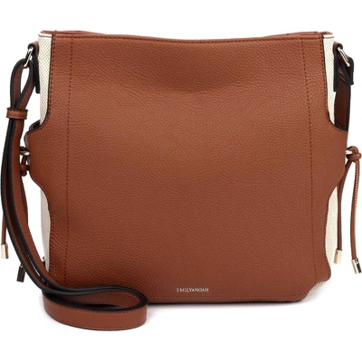 Emily & Noah dámská crossbody kabelka Urela hnědá