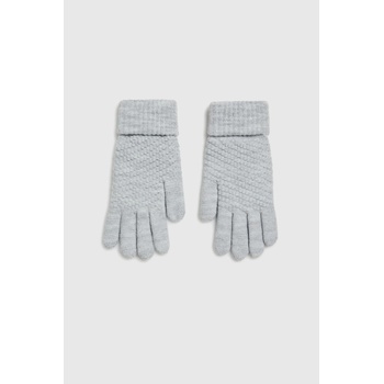 Moodo Плетени сиви ръкавици Moodo Moodo | Siv | ЖЕНИ | ЕДИН РАЗМЕР