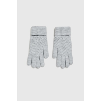 Moodo Плетени сиви ръкавици Moodo Moodo | Siv | ЖЕНИ | ЕДИН РАЗМЕР