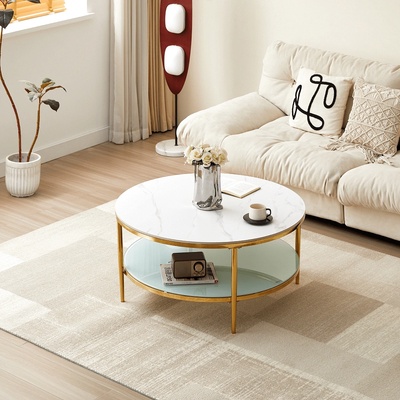 Холна маса светъл мрамор/мляко/златисто хром-златисто enion 2 НОВО