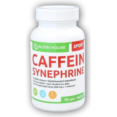 Nutri House Caffeine + Synephrine 90 kapslí