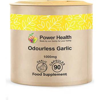 Power Health Чесън (без мирис) 2000 mg 90 капсули | Power Health (008868 (DIS11) PWH)