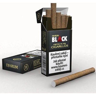 Djarum Black Kretek Filtr Cigarillos 10 ks – Zboží Dáma