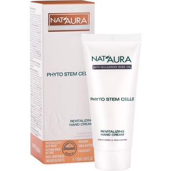 Nataura přírodní krém na ruce s růžovým a arganovým olejem 50 ml