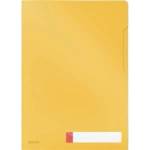 Leitz Folder A4 with label pocket yellow