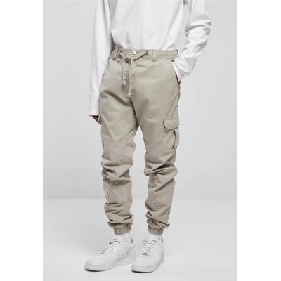 Urban Classics pánské bavlněné kapsáčové kalhoty Černá