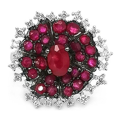 Beny Jewellery zlatý s Rubíny a diamanty 2010576