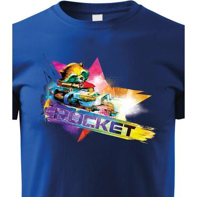 Dětské tričko Rocket Modrá Velikost Canvas Bezvatriko.cz 2336