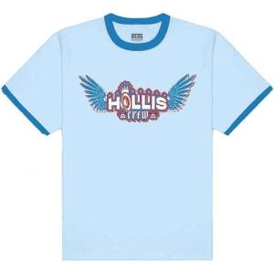 Run DMC Hollis Crew Ringer Sky Blue & Royal Blue XL Риза (RDMCTS18MLB04)