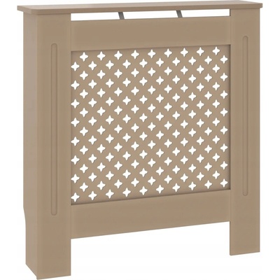 Kryt na radiátor MDF deska 78 x 81,5 cm hnědý