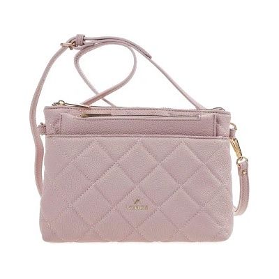 Verde dámska crossbody kabelka 16-7203 pink