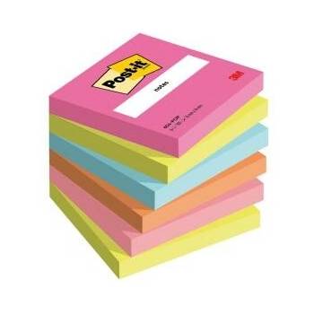 POST-IT Bločky Post-it Super Sticky Poptimistic 76x76mm, 6 bločkov po 100 líst
