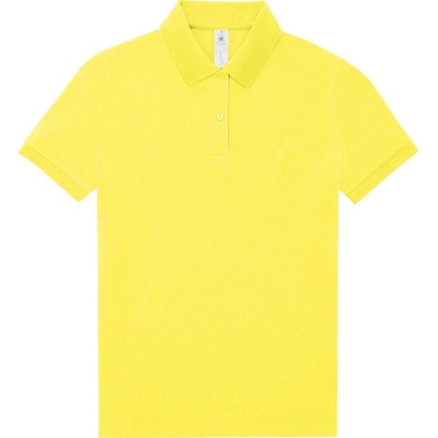 B&C My Polo 180 /women Dámske piqué polo žltá solar