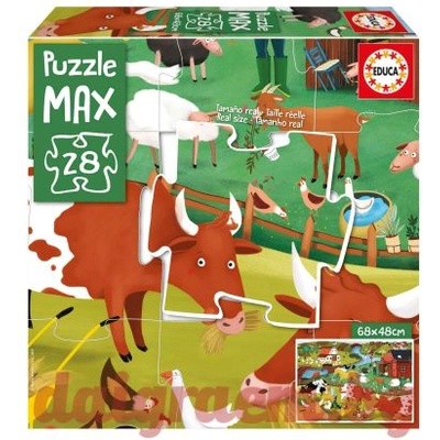 Educa Пъзел max educa 19955 - 28 части - Фермата (edu19955)