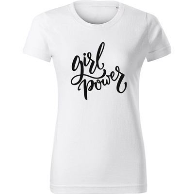 Tričko Girl power dámske tričko Trávová zelená