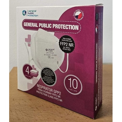 General Public Protection respirátor FFP2 NR CE 10 ks – Zboží Dáma