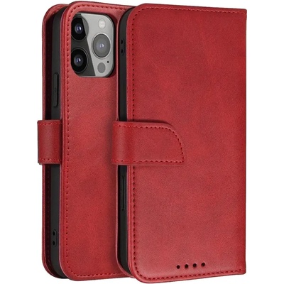 HQWear Калъф с магнит с капак за Samsung Galaxy S25+ - Червен (5907769367939)