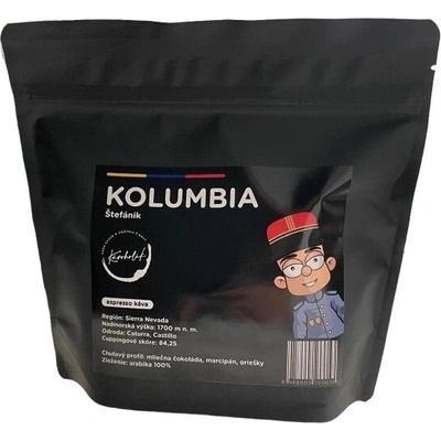 KÁVOHOLIK Káva Štefánik Kolumbia 100% arabika 250 g