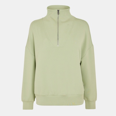 Varley Блуза VARLEY Hawley Half Zip Sweatshirt - Snow Sage