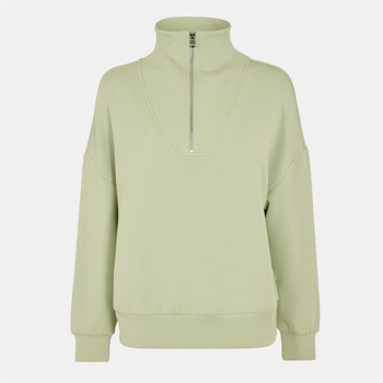 Varley Блуза VARLEY Hawley Half Zip Sweatshirt - Snow Sage