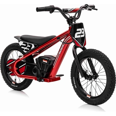 Mamido Dětské elektrické vozítko Motorka BAIGOR 23 PRO červená