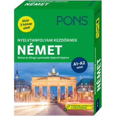 PONS Nyelvtanfolyam kezdőknek - Német könyv+pendrive+online Christine Breslauer