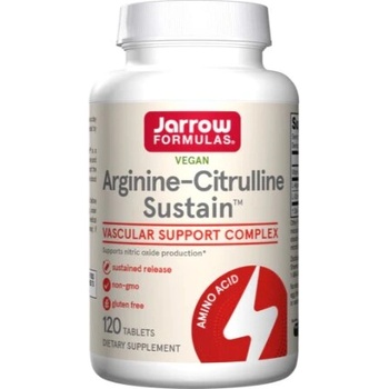 Jarrow Formulas Arginine-Citrulline Sustain - Аргинин + Цитрулин | 120 tabs (8515)