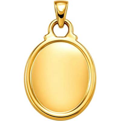 Zlaton Přívěsek žluté zlato destička výška 2.5cm váha001160909226