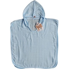 BMB Colours Bambusové pončo baby blue 2