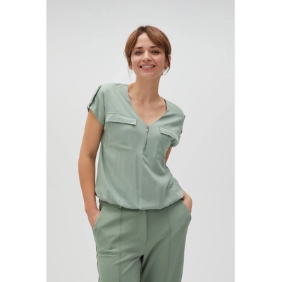 Moodo Светлозелена дамска блуза Moodo Moodo | Zelen | ЖЕНИ | S