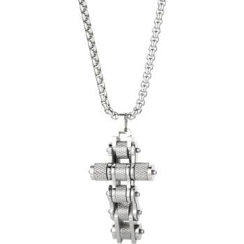 HARAHU Колие Chain Cross - Сребърна KP29314 (29314)