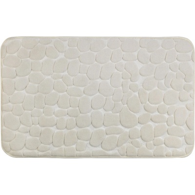 Wenko Бежова постелка за баня от мемори пяна Бежова, 80 x 50 cm - Wenko (23868100)