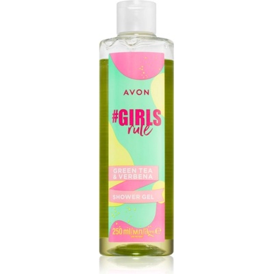 Avon #GirlsRule Green Tea & Verbena освежаващ душ гел 250ml