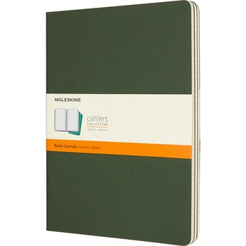Moleskine Тетрадки с редове Moleskine Cahier Journals XL горско-зелени 3 бр (CH021K15)