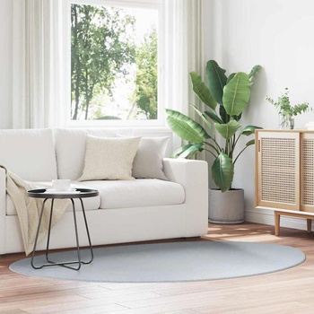 vidaXL Килим HUARTE Сив 140 x 200 cm Полиестер (4103687)