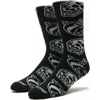 PRIMITIVE BEWARE SOCKS Black