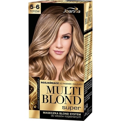 JOANNA Multi Blond Super silný zosvetľovač na vlasy s keratínom - zosvetlenie 5-6 odtieňov